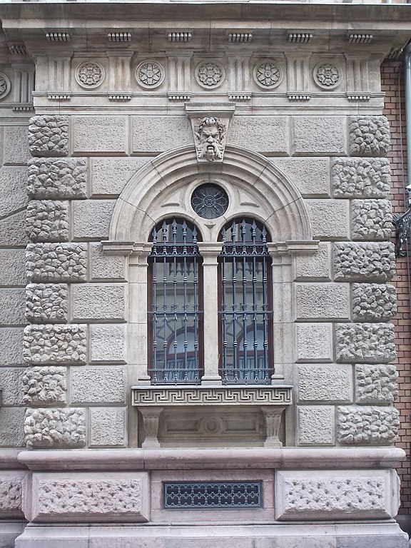A window of the mansion