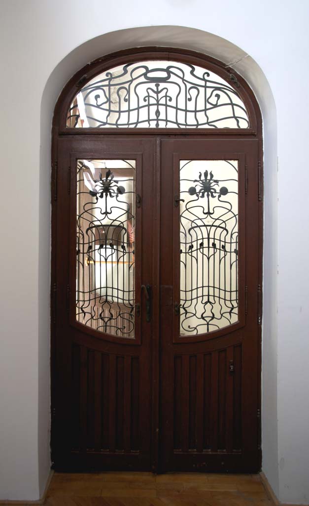 The door to the staircase