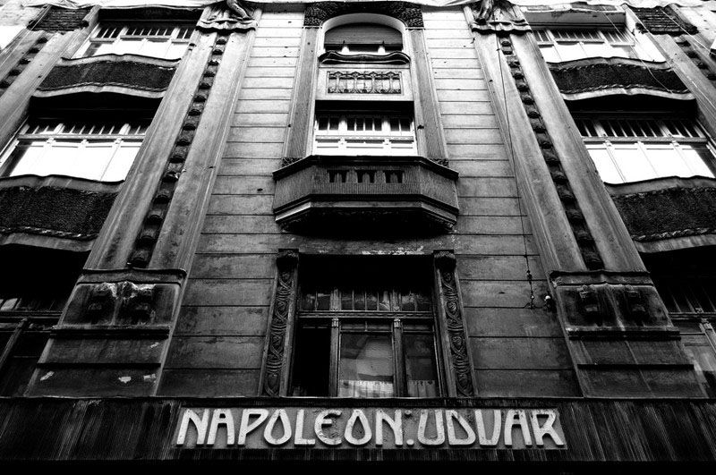 Napoleon Court facade - then