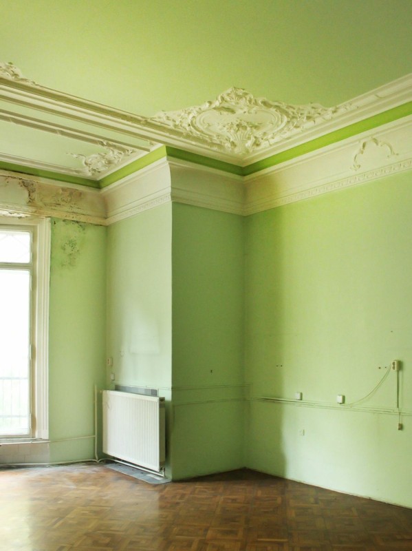Before renovation - green room