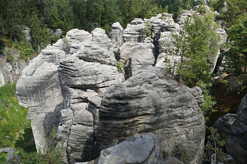 A prachovi sziklák, ahol óriások tanyáznak. Fotó: Wikimédia