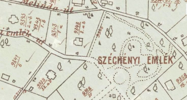 Az Ambrózy-villa korabeli térképen valahol itt lehetett. Forrás: Budapest (1908) – Budapest közigazgatási térképsorozata – mapire.eu