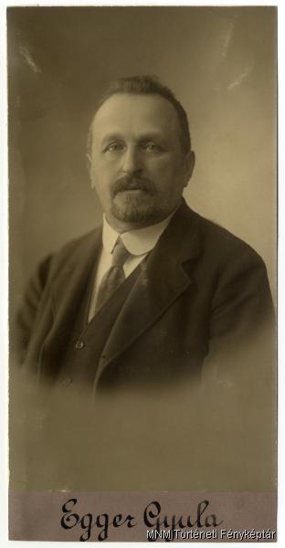 Gyula Egger, the husband of an alleged commisioner