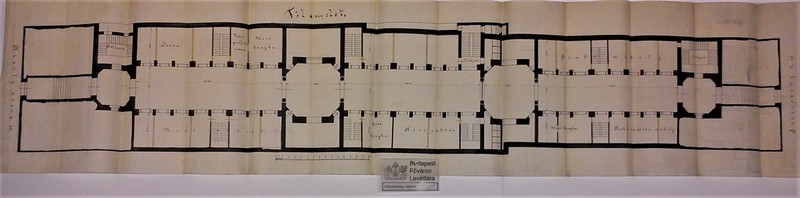 The floor plan of the mezzanine