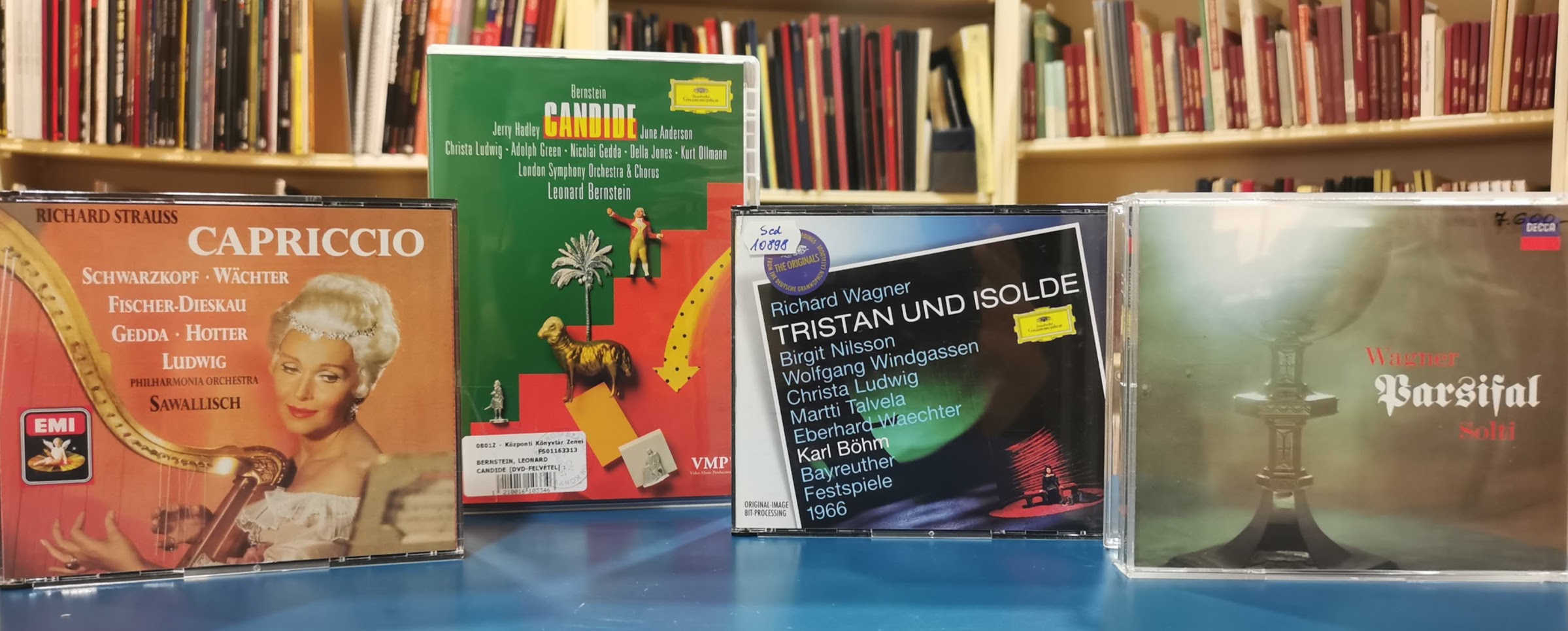 CD borítók Christa Ludwig felvételeiből