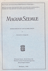 A Magyar Szemle borítója.