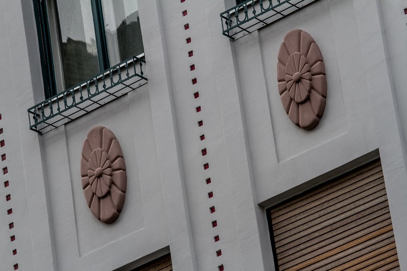 The ornaments of the facade