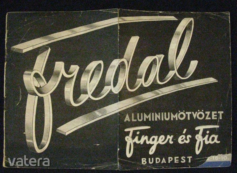 Fredal termékkatalógus - Finger és Fia