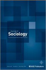 A Journal of Sociology borítója