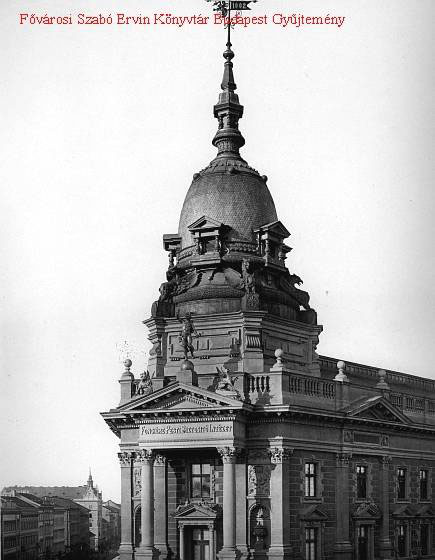 A palota kupolája - régen