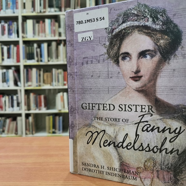 Shichtman és Indenbaum Gifted Sister The story of Fanny Mendelssohn című könyv borítója