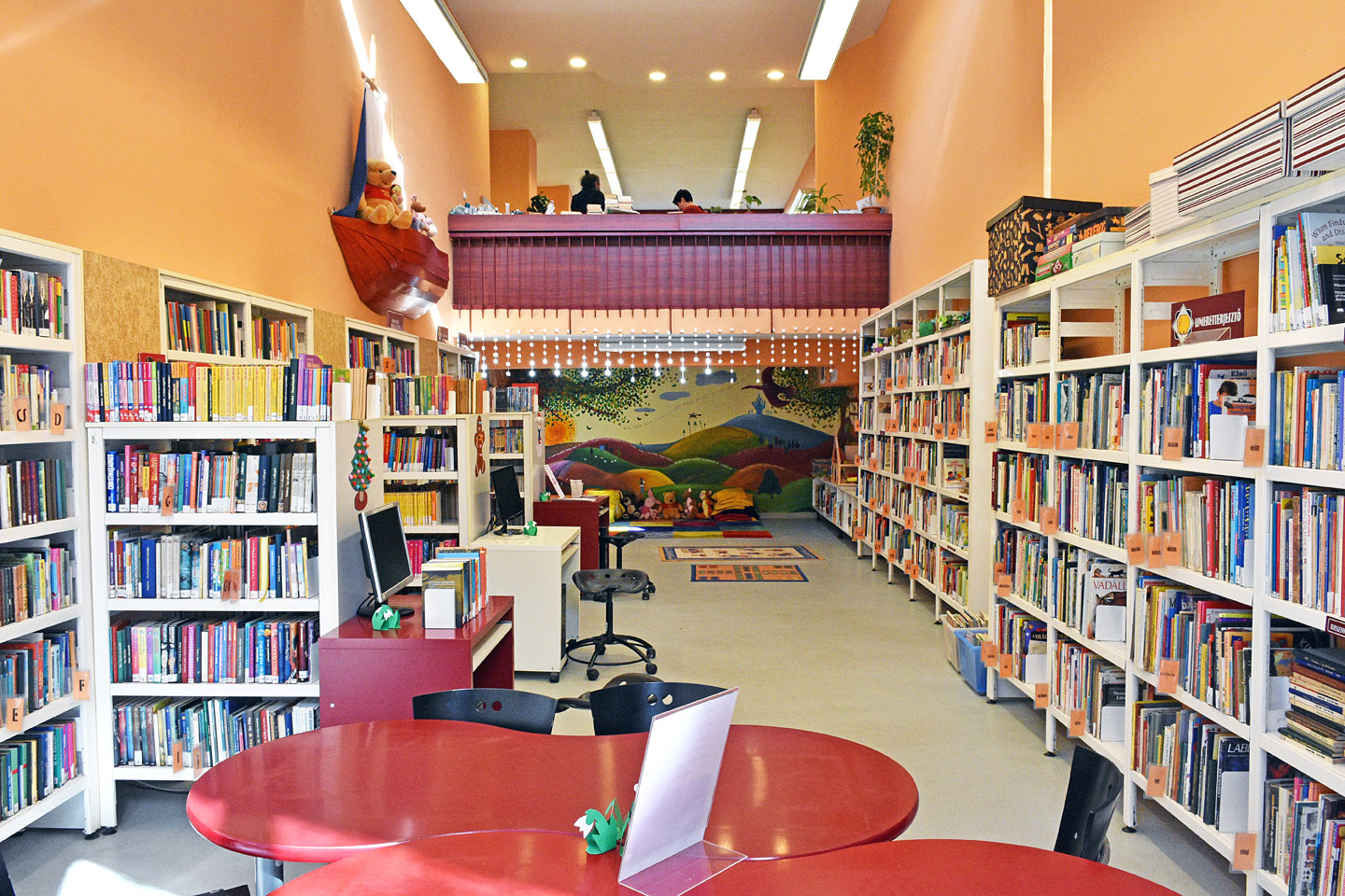 Fotó a gyerekkönyvtárról
