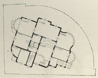 The layout of Babocsay Manor