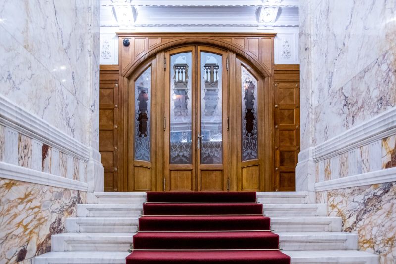 Marble entrance hall