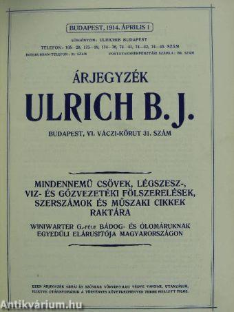 Ulrich-féle katalógus - címlap