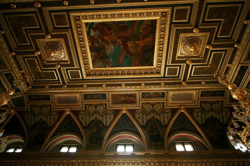 A Lotz-terem mennyezeti freskója