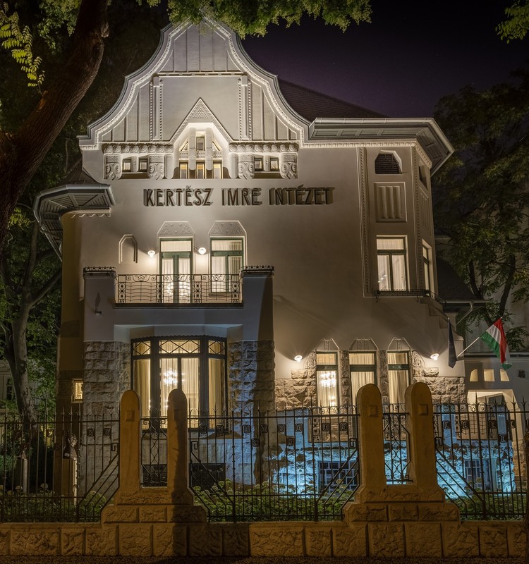 Eisele Mansion - now, at night