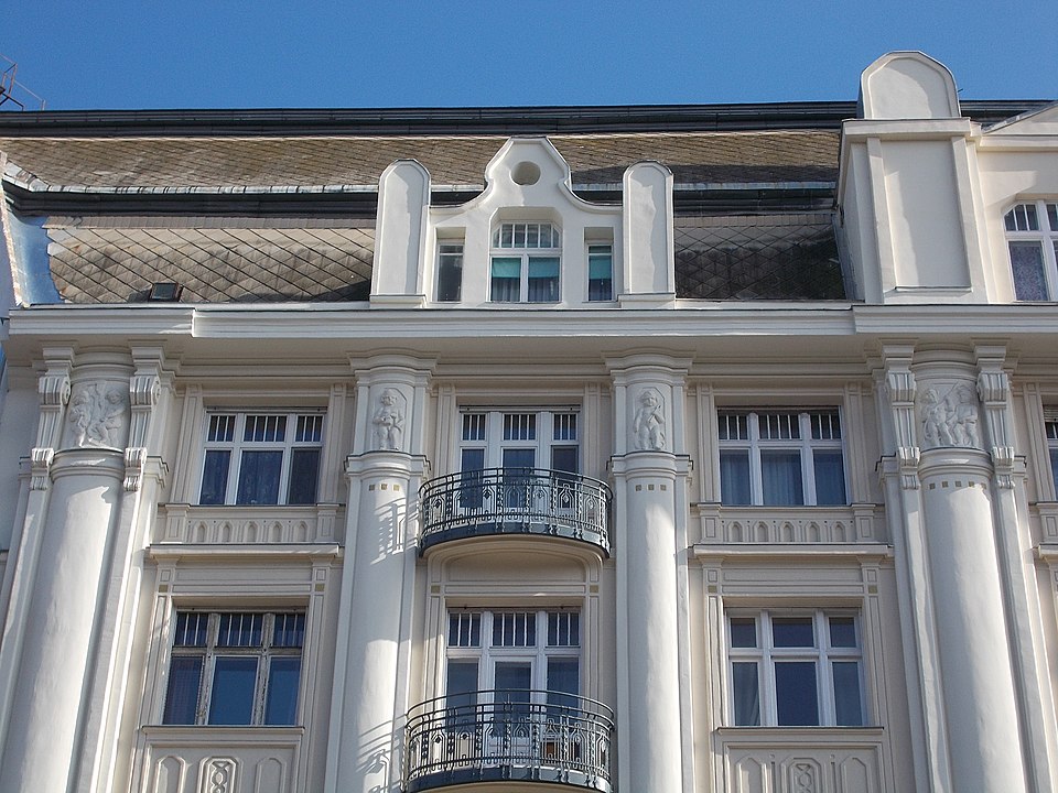 The facade - top left