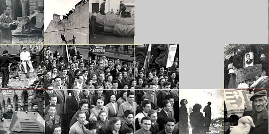 Budapest Gyűjtemény 1956-os fényképeiből és plakátjaiból összeállított válogatás nyitó oldala